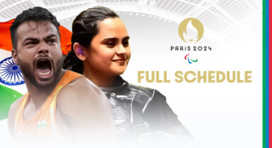 Complete schedule of Indian athletes at the Paralympic Games Paris 2024