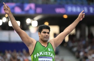Pakistani youth swap cricket bats for javelins after Arshads Paris Olympic gold win