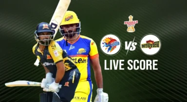 Mysore Warriors beat Shivamogga Lions by 7 runs in a rain-truncated game
