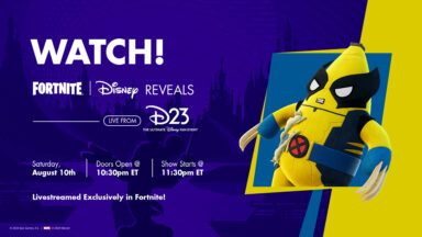 Fortnite to Host Exclusive Disney Reveals During D23 Livestream
