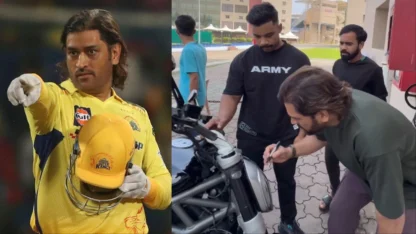 MS Dhoni's Touch: Fan's Ducati Diavel becomes priceless treasure