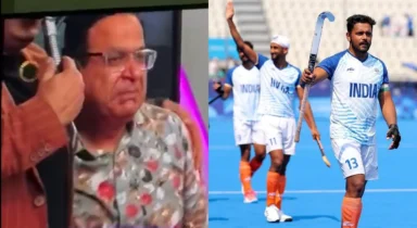 Watch: Sunil Taneja breaks down while commentating Indian hockey teams QF win at Olympics