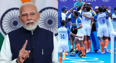 PM Modi congratulates Harmanpreet and co. for Paris Olympics triumph