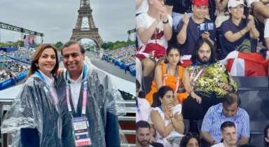 From Ambanis to Ram Charan, Indian celebs spotted at Paris Olympics