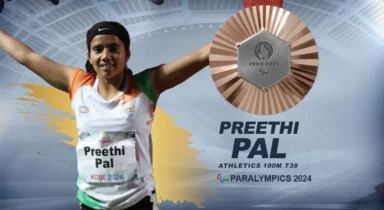 Preethi Pal secures bronze in 100m T35 event at Paris Paralympics