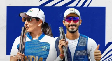 Anantjeet and Maheshwari narrowly misses bronze in shotgun skeet event at Paris Olympics