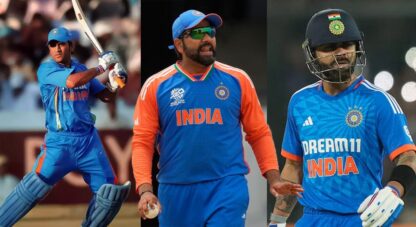 MS Dhoni vs Virat Kohli vs Rohit Sharma captain comparison