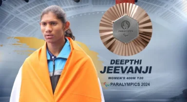 Deepthi Jeevanji bags bronze medal in 400m T20 event at Paris 2024 Paralympics