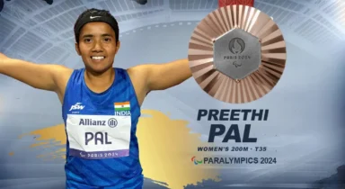 Paris Paralympics: Preethi Pal wins bronze in womens 200m T35