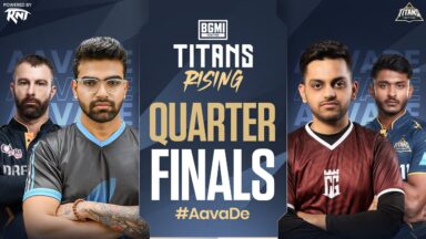 BGMI Titans Rising Points Table for Quarter Finals Day 3 matches
