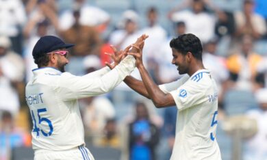 Sundar proves Rohit was right, brings back India with beauties