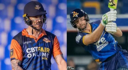 Faf and Buttler dazzle in Abu Dhabi T10 League, boosting DC and GT hopes, RCBs bowler struggles