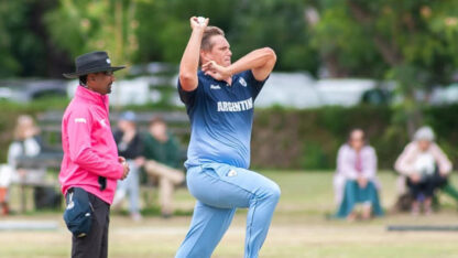 Argentina bowler joins Pat Cummins, Lasith Malinga with double hat-trick in Mens T20 World Cup qualifier