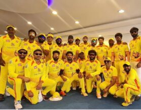 Which OTT platform is streaming Chennai Rhinos vs Bhojpuri Dabbangs CCL 2025?