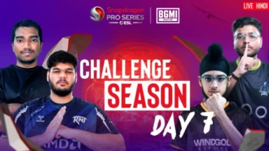 BGMI ESL SPS Challenge Season Day 7 Standings And More