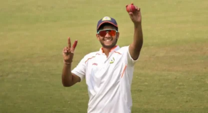 Mask controversy in Ranji Trophy, ex-CSK all-rounder takes 5-fer & Harsh Dubey outshines Dhruv Jurel