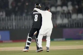 PCB bans pitch invader for breaking security protocol & trying to hug Rachin Ravindra