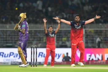 Why wasnt Sunil Narine out hit wicket