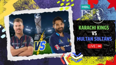 KAR vs MUL LIVE Score, PSL 2025: David Warners Karachi Kings to bowl first vs Rizwans Multan Sultans