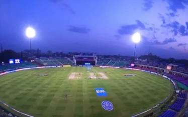 Lowest total defended at Sawai Mansingh Stadium in Jaipur