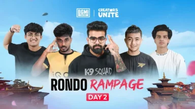 BGMI Creators Unite: RONDO Rampage Day 2 Matches Take Place Today