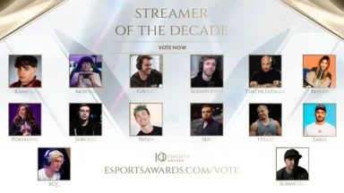 Mortal secures historic nomination for Streamer of the Decade at Esports Awards 2025