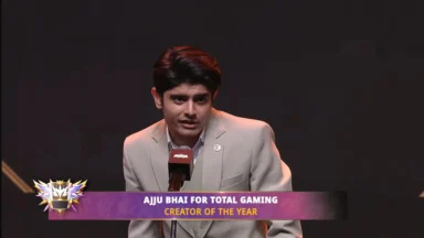 Total Gaming Wins Creator of the Year at Free Fire MAX Booyah Awards 2025 in Kolkata