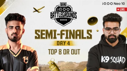 BGMI iQOO Battlegrounds Series 2025 Semifinals Over, Top 8 Qualify for iQOO BGMI LAN