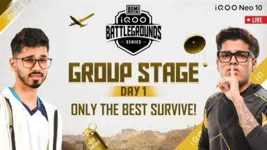 BGMI iQOO Battlegrounds Series 2025: Group Stage Day 1 Standings and Highlights
