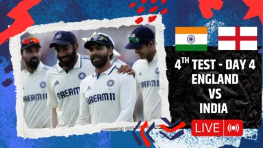 IND vs ENG 4th Test, Day 4 LIVE: India end day on 174