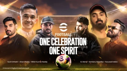 KONAMI eFootball Teams Up with KL Rahul, Sunil Chhetri, and Ahan Shetty