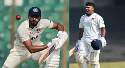 Duleep Trophy: Shreyas Iyer e Sarfaraz Khan para audições para o teste Ind Vs