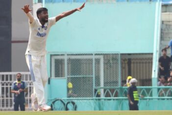 Manav Suthar bags 5-wicket haul, Siraj & Prasidh disappoint