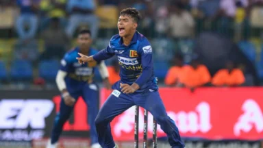 One-minute silence observed for Wellalages late father before Super 4 tie, SL stars wear black armbands
