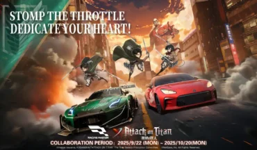 Racing Master Teams Up with Attack on Titan for Limited-Time Crossover