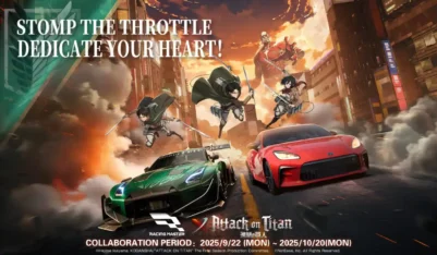 Racing Master Teams Up with Attack on Titan for Limited-Time Crossover