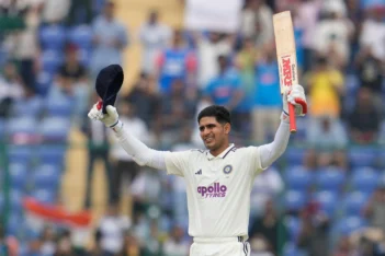 Shubman Gill scores 5th Test hundred as India captain, Jadeja spins Delhi web around West Indies