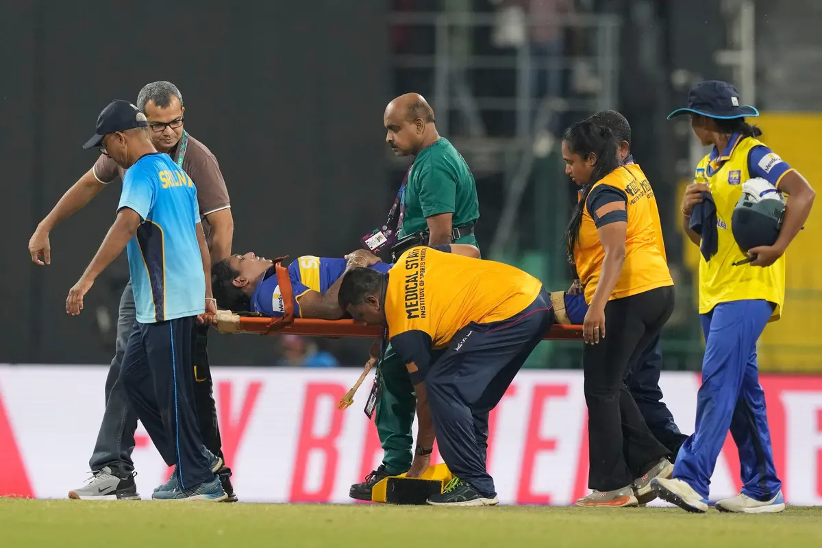 Sri Lanka skipper Chamari Athapaththu suffers untimely injury vs England in Women’s World Cup