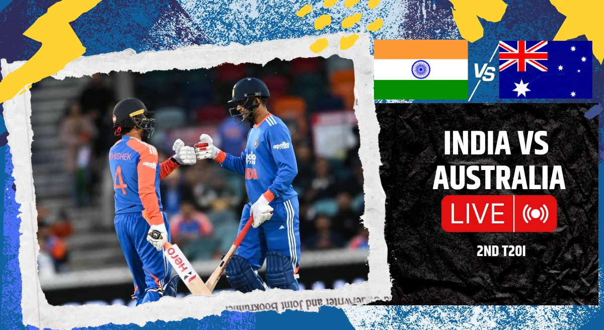 India vs Australia 2nd T20I LIVE India vs Australia 2nd T20I LIVE