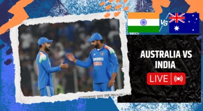 India vs Australia 1st ODI LIVE: Marsh puts Rohit Sharma, Virat Kohli to bat first
