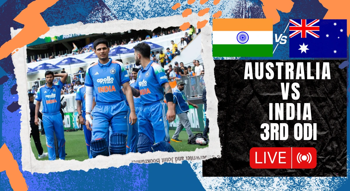 India vs Australia ODI 3rd LIVE