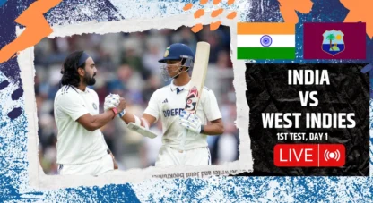 India vs West Indies 1st Test, Day 1 LIVE: Rain stops play, IND 23/0