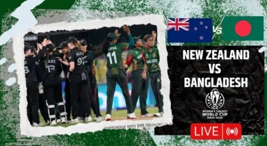 New Zealand vs Bangladesh, Womens World Cup 2025 LIVE: NZ register first win, beat BAN by 100 runs