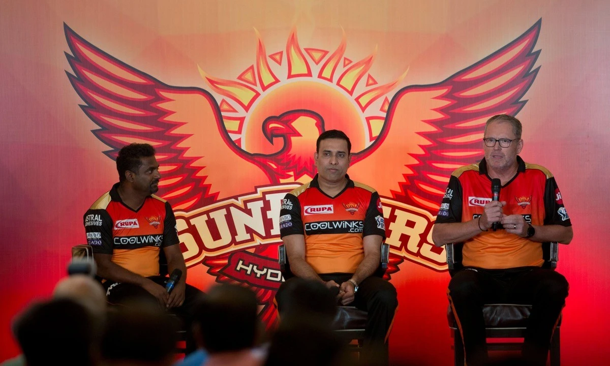 Sunrisers Hyderabad SRH VVS Laxman Tom Moody Muttiah Muralitharan