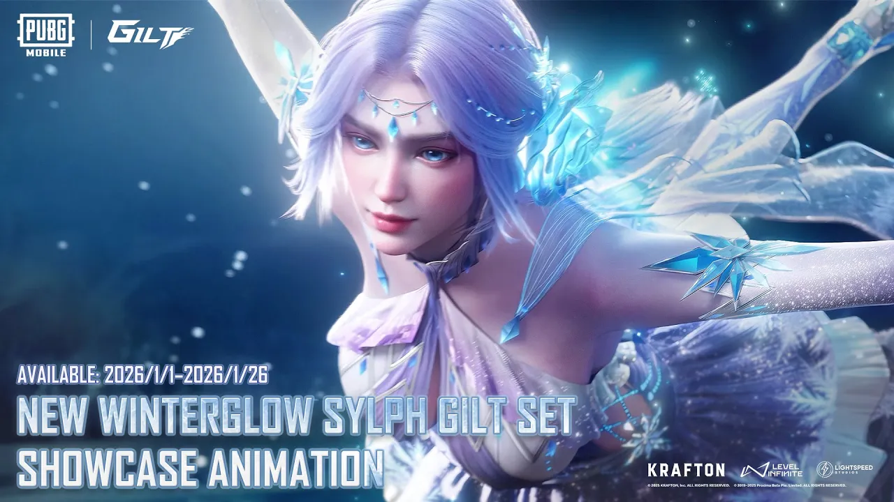 PUBG Mobile Unveils Winterglow Sylph Set Ahead of 4.2 Update