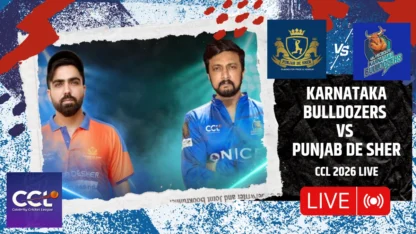 CCL Live 2026: Kiccha Sudeeps Karnataka Bulldozers win by 31 in opening encounter