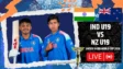 IND U19 vs NZ U19 LIVE: Vaibhav Suryavanshi in action soon