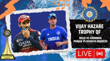Vijay Hazare Trophy: Punjab, Vidarbha qualify for semi-finals
