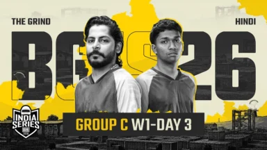 BGIS 2026 The Grind Week 1 Day 3 Points Table and Highlights