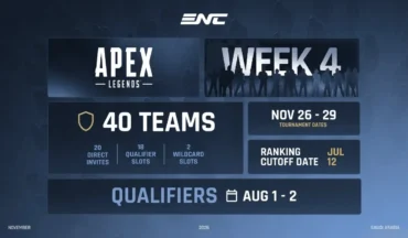 Apex Legends Set to Debut at the Esports Nations Cup 2026